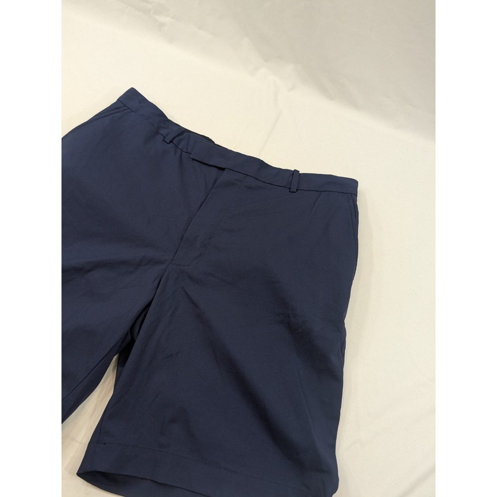 RLX Ralph Lauren Flat Front Golf Shorts Mens Size 36 Blue Meas. 36 8" Inseam